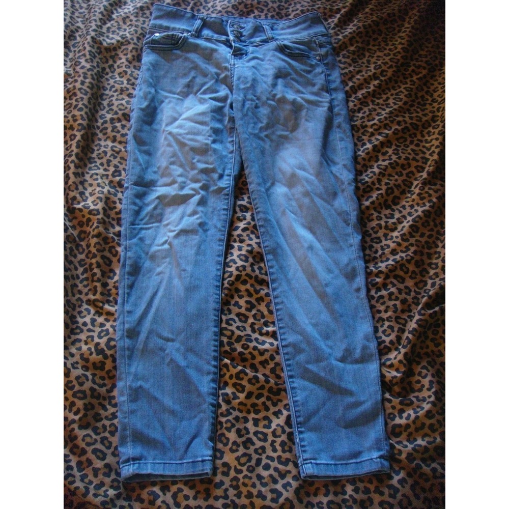 Celebrity Pink‎ denim blue jeans juniors 9/29 3 button midrise ankle skinny